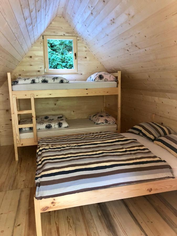 Wooden Cabin Kamna Gorica Bagian luar foto